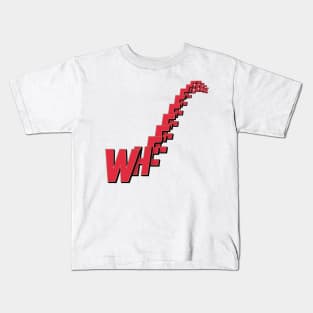 Wheeee, Funny Roller Coaster Enthusiast Scream Kids T-Shirt